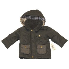 Matalan, Kockás kapucnis, bundás kabát, ÚJ
