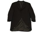 Fekete frakk, ünneplő kabát