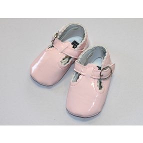 Baby, Rózsaszín, lakkhatású, puhatalpú cipő, ÚJ