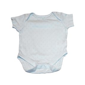 Mothercare, Anyagában szívmintás, világoskék body