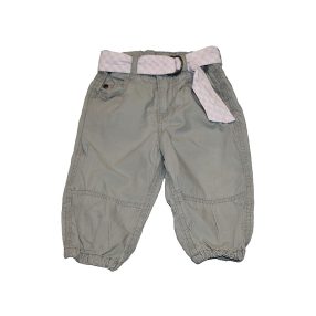 H&M, Drapp nadrág, kockás övvel