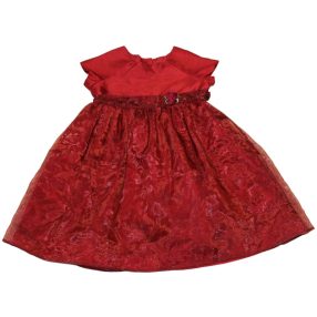 F&F, Rózsás, bordó alkalmi ruha, ünneplő ruha