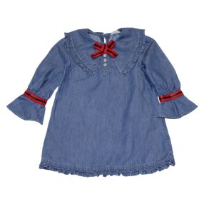River Island, Masnis, galléros, hosszú ujjú farmerruha