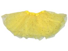 Sárga, csillagos tüllszoknya