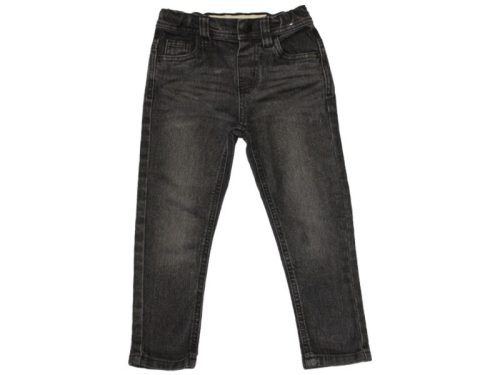 Denim, Fekete, koptatott, skinny farmernadrág