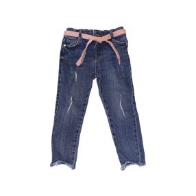 Denim, Koptatott farmernadrág, pöttyös övvel
