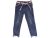 Denim, Koptatott farmernadrág, pöttyös övvel