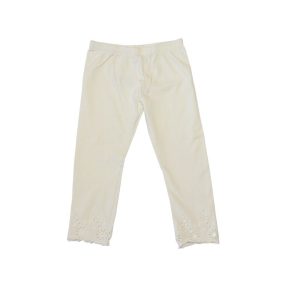 Marks&Spencer, Törtfehér, csipkés aljú legging