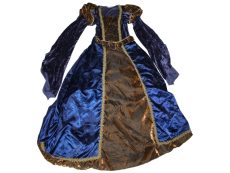 Hercegnő, királynő jelmez, abroncsos