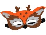 Őzike, szarvas álarc, ÚJ