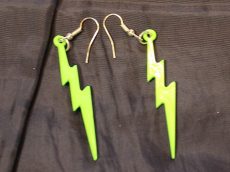 Villám alakú fülbevaló