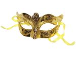Arany, glitteres álarc, ÚJ