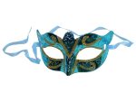 Kék, glitteres álarc, ÚJ