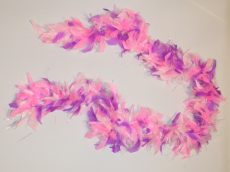Lila-rózsaszín tollboa