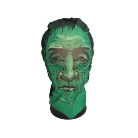 Halloween harisnya álarc, zöld zombi, ÚJ
