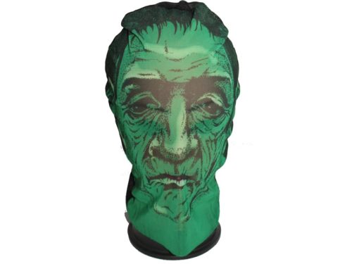 Halloween harisnya álarc, zöld zombi, ÚJ