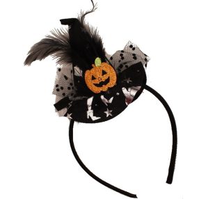 Halloween kiskalap, tökkel fejdísz, ÚJ